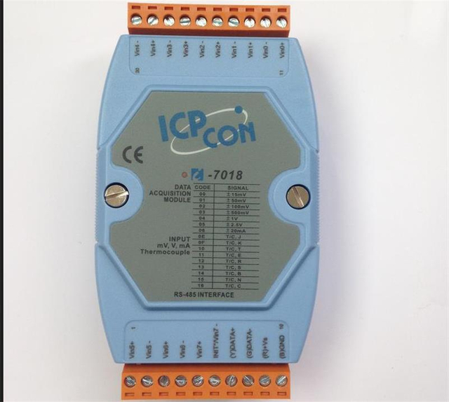 Revendedor de atacado para ICP CON I-7018 I-7045D I-7520 Módulo ICP DAS MÓDULO para coleta de temperatura de forno de têmpera de vidro