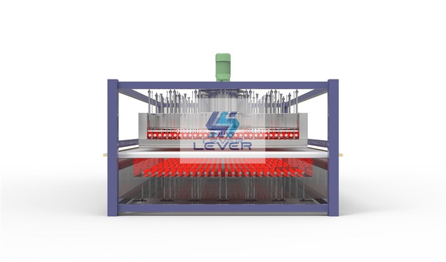 Forno de têmpera de vidro LOW-E com sistema de convecção forçada na parte superior do forno