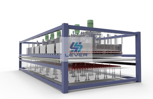 Forno de têmpera de vidro LOW-E com sistema de convecção forçada na parte superior do forno