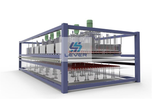 Fabricante chinês de duas câmaras de aquecimento, sistema de resfriamento de ar por convecção, forno de têmpera de vidro com ventilador de convecção de grande capacidade de 4kw para processamento de vidro revestido de baixa emissividade